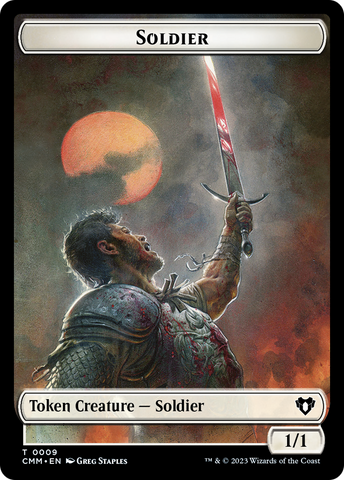 Soldier Token [Commander Masters Tokens] - The Mythic Store | 24h Order Processing