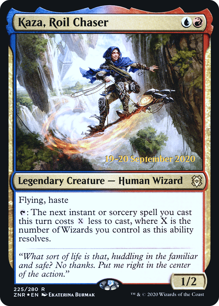 Kaza, Roil Chaser [Zendikar Rising Prerelease Promos] - The Mythic Store | 24h Order Processing