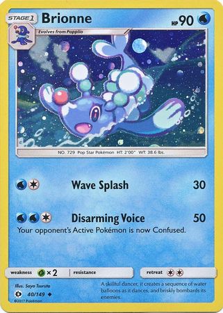 Brionne (40/149) (Cosmos Holo) [Sun & Moon: Base Set] - The Mythic Store | 24h Order Processing