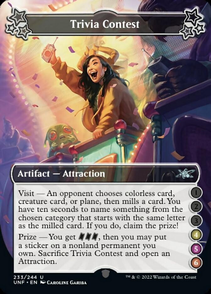 Trivia Contest (4-5-6) [Unfinity] - The Mythic Store | 24h Order Processing