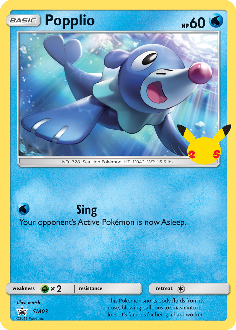 Popplio (SM03) (Jumbo Card) [First Partner Pack] - The Mythic Store | 24h Order Processing
