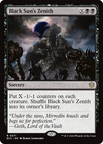 Black Sun's Zenith [Lorwyn Eclipsed Commander] - The Mythic Store | 24h Order Processing