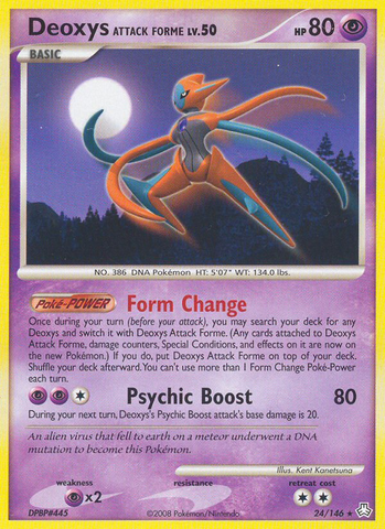 Deoxys Attack Forme (24/146) [Diamond & Pearl: Legends Awakened] - The Mythic Store | 24h Order Processing
