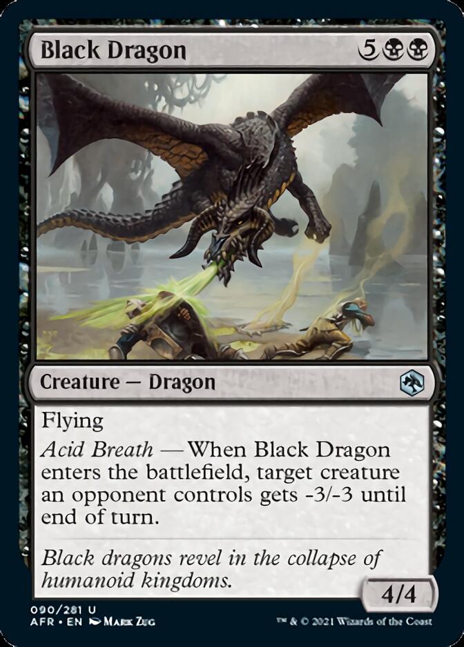 Black Dragon [Dungeons & Dragons: Adventures in the Forgotten Realms] - The Mythic Store | 24h Order Processing