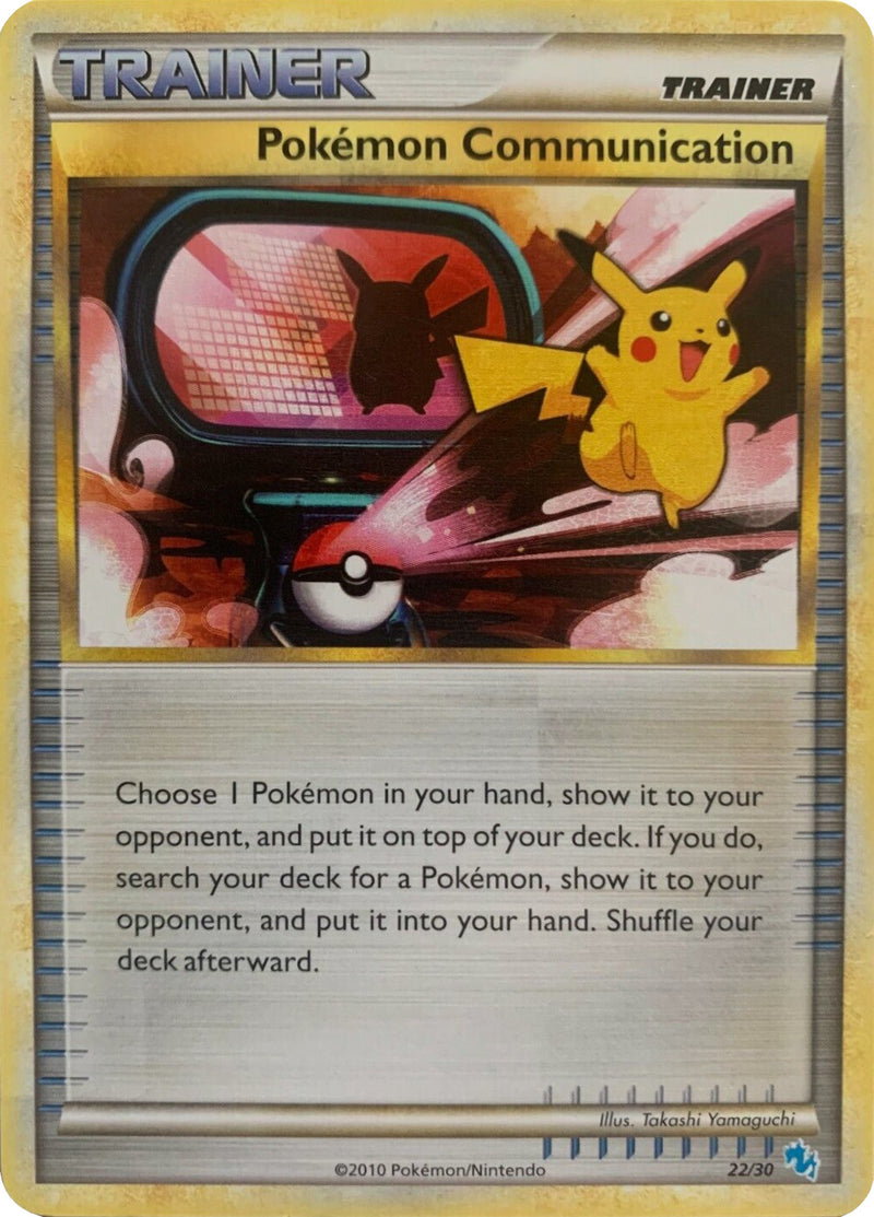 Pokemon Communication (22/30) [HeartGold & SoulSilver: Trainer Kit - Gyarados] - The Mythic Store | 24h Order Processing