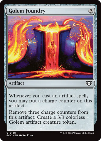 Golem Foundry [Edge of Eternities Commander] - The Mythic Store | 24h Order Processing