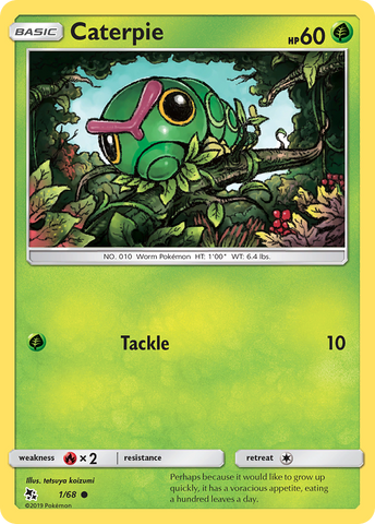 Caterpie (1/68) [Sun & Moon: Hidden Fates] - The Mythic Store | 24h Order Processing