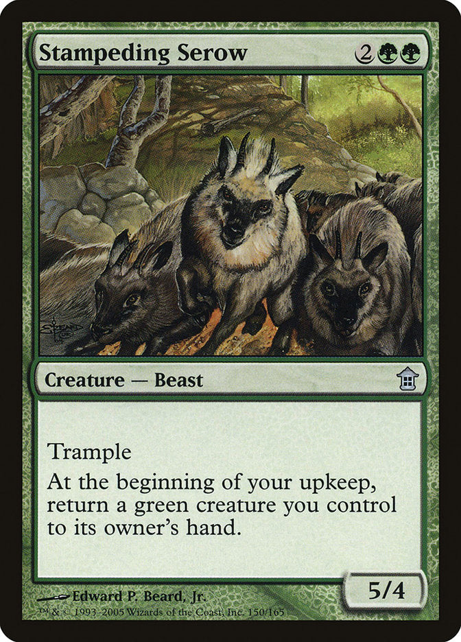 Stampeding Serow [Saviors of Kamigawa] - The Mythic Store | 24h Order Processing