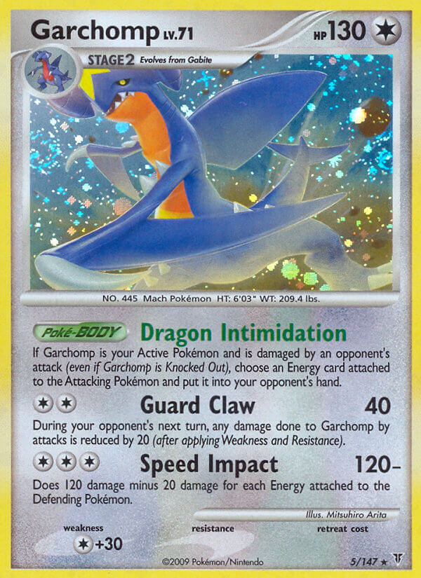 Garchomp (5/147) (Cracked Ice Holo) (Theme Deck Exclusive) [Platinum: Supreme Victors] - The Mythic Store | 24h Order Processing