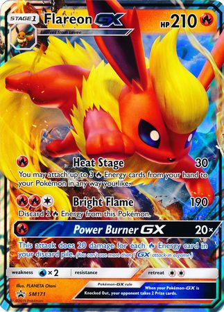 Flareon GX (SM171) (Jumbo Card) [Sun & Moon: Black Star Promos] - The Mythic Store | 24h Order Processing