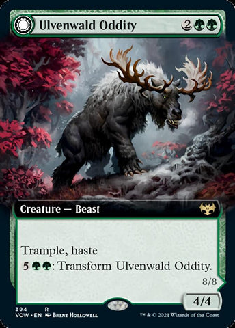 Ulvenwald Oddity // Ulvenwald Behemoth (Extended Art) [Innistrad: Crimson Vow] - The Mythic Store | 24h Order Processing