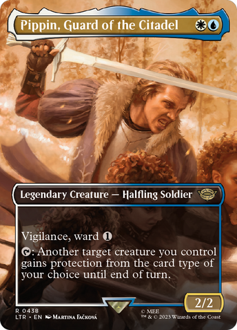 Pippin, Guard of the Citadel (Borderless Alternate Art) [The Lord of the Rings: Tales of Middle-Earth] - The Mythic Store | 24h Order Processing