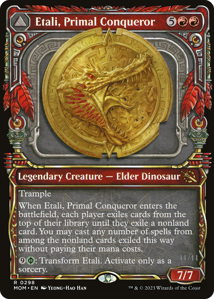 Etali, Primal Conqueror // Etali, Primal Sickness (Showcase Planar Booster Fun) [March of the Machine] - The Mythic Store | 24h Order Processing