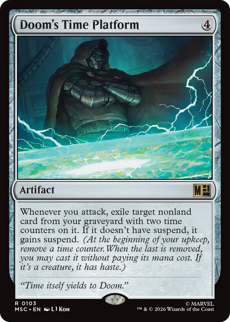 Doom's Time Platform (Surge Foil) [Marvel Super Heroes Commander] - The Mythic Store | 24h Order Processing
