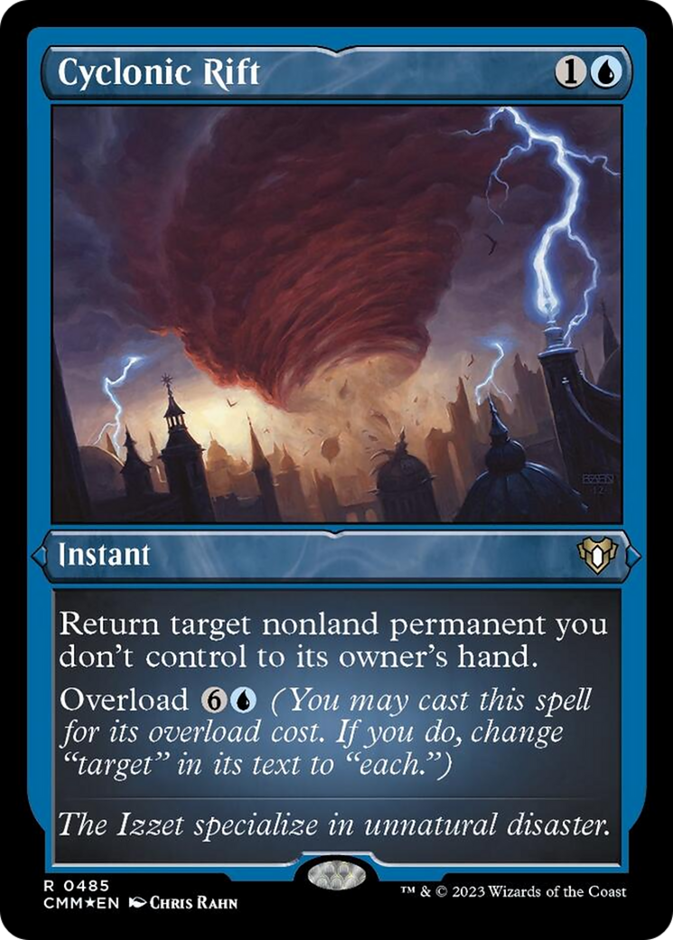 Cyclonic Rift (Foil Etched) [Commander Masters] - The Mythic Store | 24h Order Processing