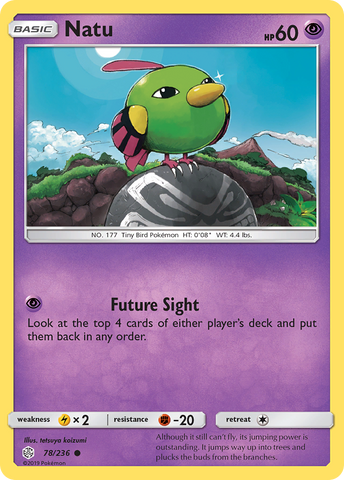 Natu (78/236) [Sun & Moon: Cosmic Eclipse] - The Mythic Store | 24h Order Processing