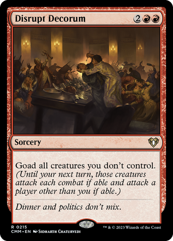 Disrupt Decorum [Commander Masters] - The Mythic Store | 24h Order Processing