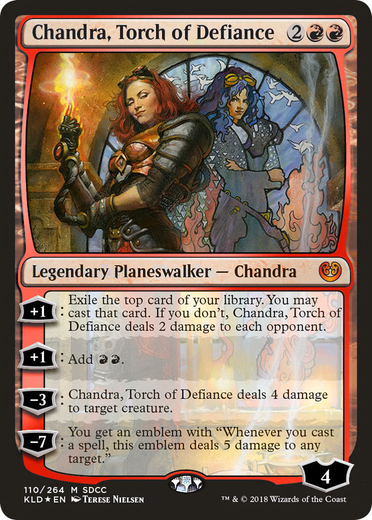 Chandra, Torch of Defiance [San Diego Comic-Con 2018] - The Mythic Store | 24h Order Processing