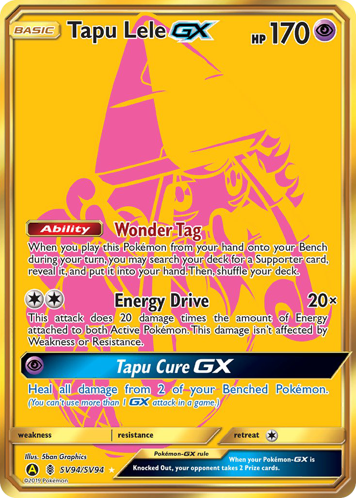 Tapu Lele GX (SV94/SV94) [Sun & Moon: Hidden Fates - Shiny Vault] - The Mythic Store | 24h Order Processing