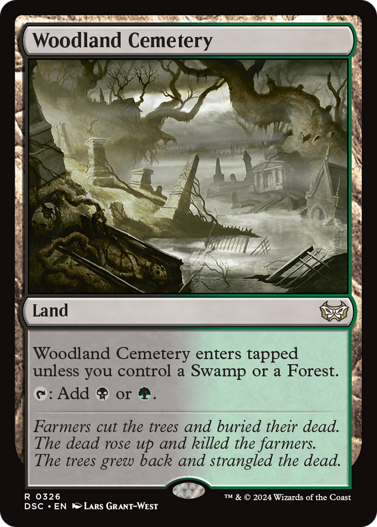 Woodland Cemetery [Duskmourn: House of Horror Commander] - The Mythic Store | 24h Order Processing