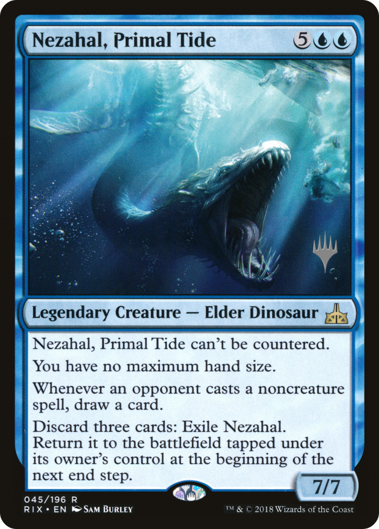 Nezahal, Primal Tide (Promo Pack) [Rivals of Ixalan Promos] - The Mythic Store | 24h Order Processing