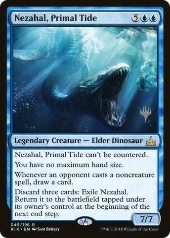 Nezahal, Primal Tide (Promo Pack) [Rivals of Ixalan Promos] - The Mythic Store | 24h Order Processing
