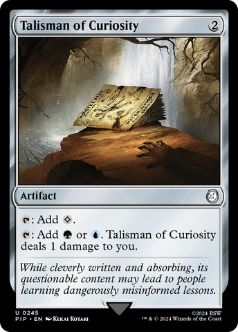 Talisman of Curiosity [Fallout] - The Mythic Store | 24h Order Processing
