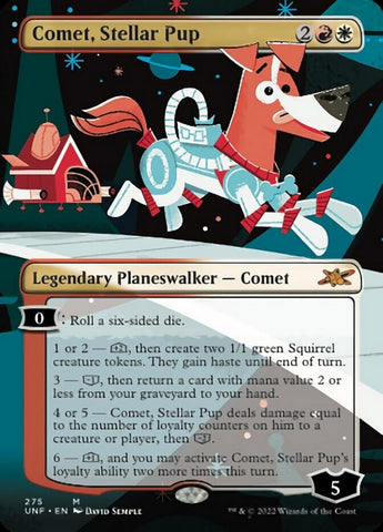 Comet, Stellar Pup (Borderless) [Unfinity] - The Mythic Store | 24h Order Processing