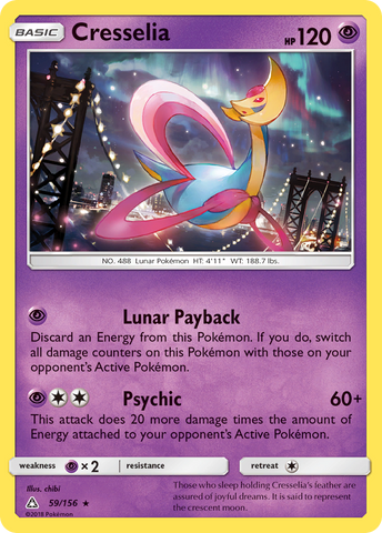Cresselia (59/156) [Sun & Moon: Ultra Prism] - The Mythic Store | 24h Order Processing