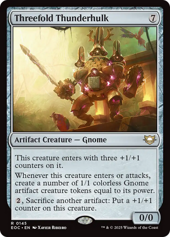 Threefold Thunderhulk [Edge of Eternities Commander] - The Mythic Store | 24h Order Processing