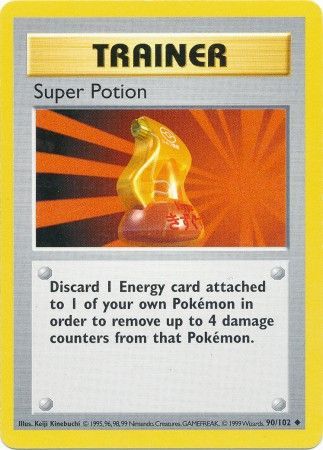 Super Potion (90/102) [Base Set Shadowless Unlimited] - The Mythic Store | 24h Order Processing