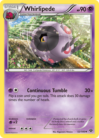 Whirlipede (52/146) [XY: Base Set] - The Mythic Store | 24h Order Processing