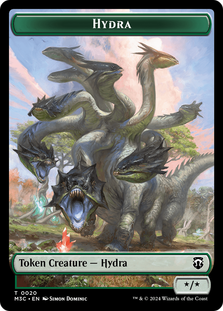 Hydra // Boar Double-Sided Token [Modern Horizons 3 Commander Tokens] - The Mythic Store | 24h Order Processing