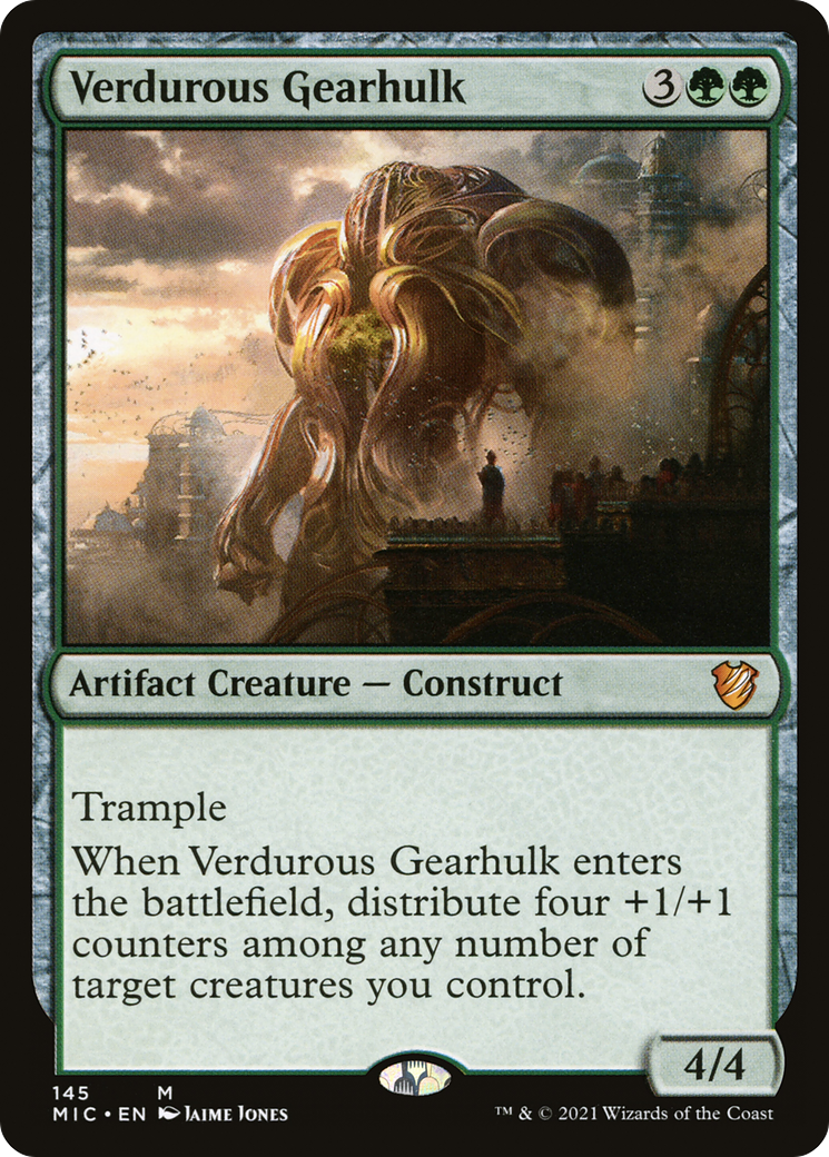 Verdurous Gearhulk [Innistrad: Midnight Hunt Commander] - The Mythic Store | 24h Order Processing