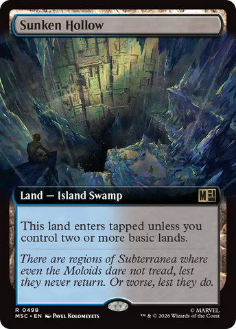Sunken Hollow (Extended Art) [Marvel Super Heroes Commander] - The Mythic Store | 24h Order Processing