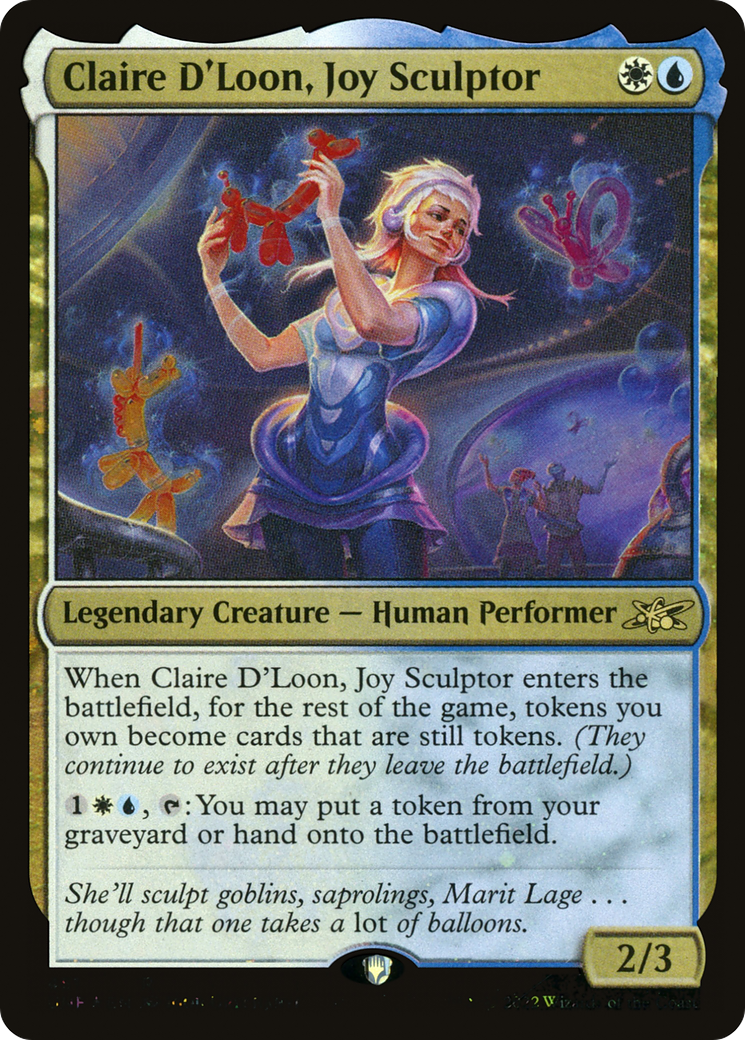 Claire D'Loon, Joy Sculptor (Galaxy Foil) [Unfinity] - The Mythic Store | 24h Order Processing