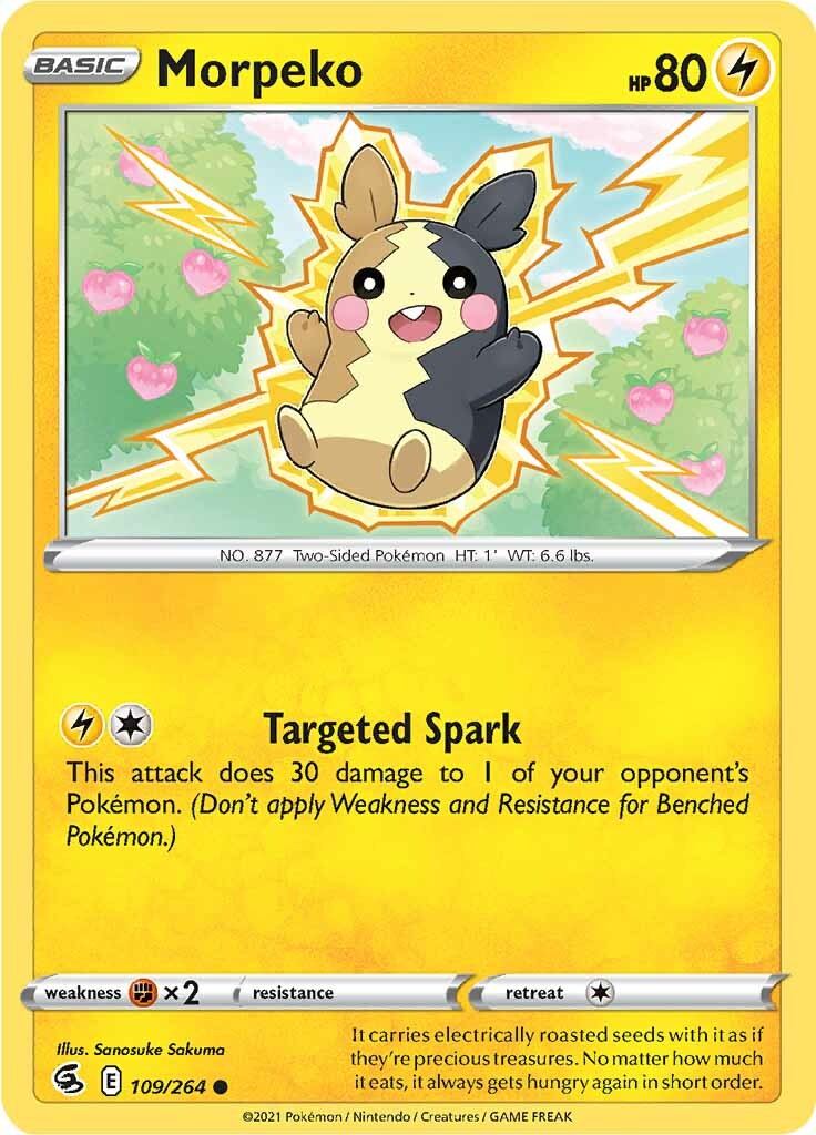 Morpeko (109/264) [Sword & Shield: Fusion Strike] - The Mythic Store | 24h Order Processing