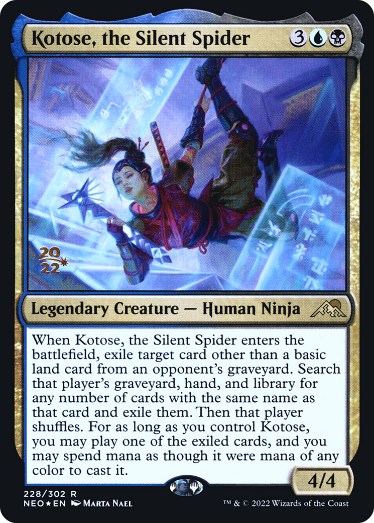 Kotose, the Silent Spider [Kamigawa: Neon Dynasty Prerelease Promos] - The Mythic Store | 24h Order Processing