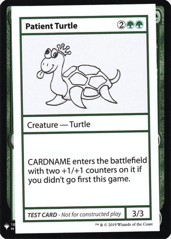 Patient Turtle [Mystery Booster Playtest Cards] - The Mythic Store | 24h Order Processing