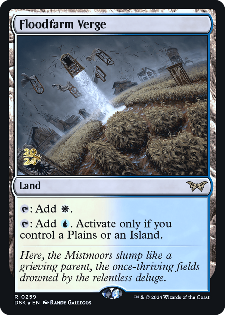 Floodfarm Verge [Duskmourn: House of Horror Prerelease Promos] - The Mythic Store | 24h Order Processing