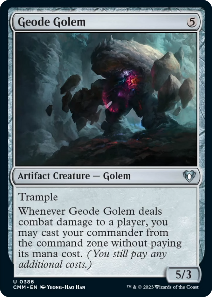 Geode Golem [Commander Masters] - The Mythic Store | 24h Order Processing