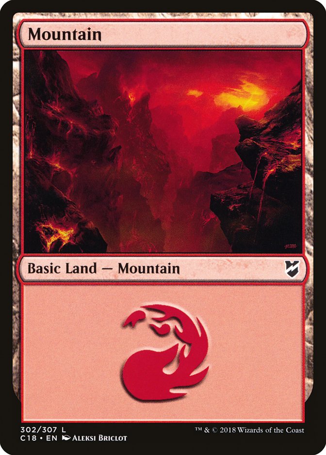 Mountain (302) [Commander 2018] - The Mythic Store | 24h Order Processing