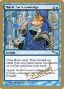 Thirst for Knowledge (Manuel Bevand) [World Championship Decks 2004] - The Mythic Store | 24h Order Processing