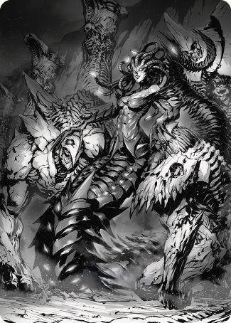 Vraska, Betrayal's Sting Art Card [Phyrexia: All Will Be One Art Series] - The Mythic Store | 24h Order Processing