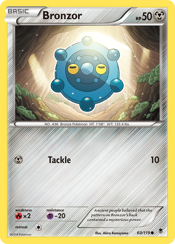 Bronzor (60/119) [XY: Phantom Forces] - The Mythic Store | 24h Order Processing