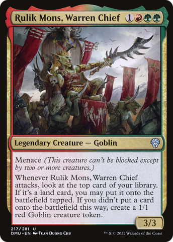 Rulik Mons, Warren Chief [Dominaria United] - The Mythic Store | 24h Order Processing