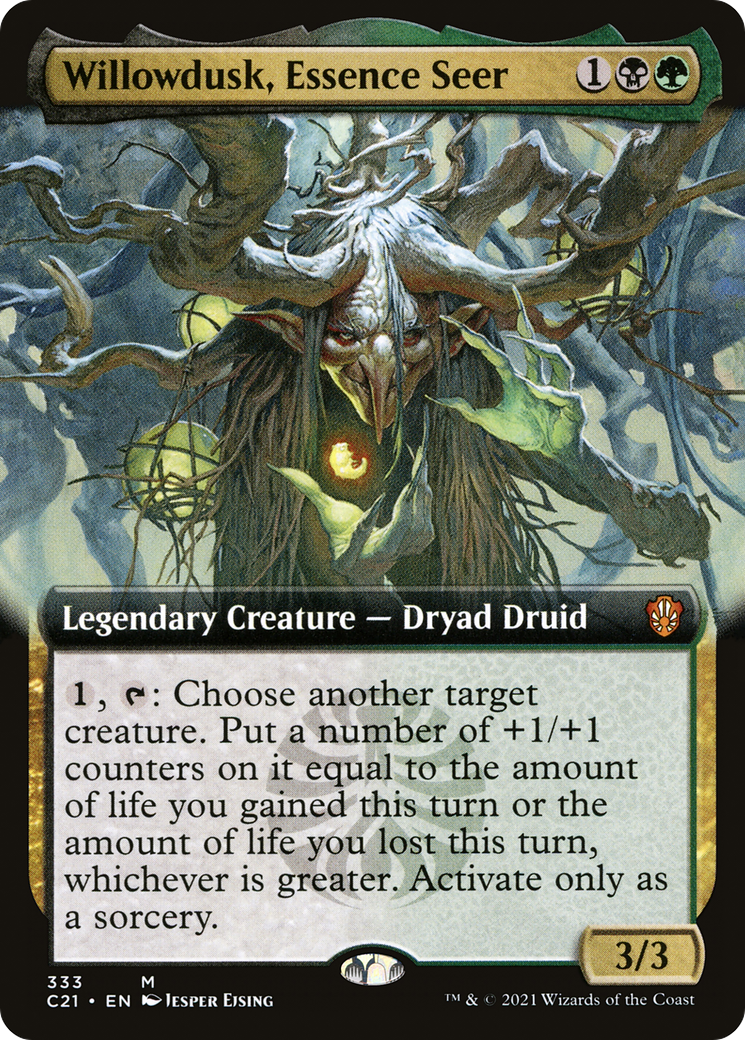 Willowdusk, Essence Seer (Extended Art) [Commander 2021] - The Mythic Store | 24h Order Processing
