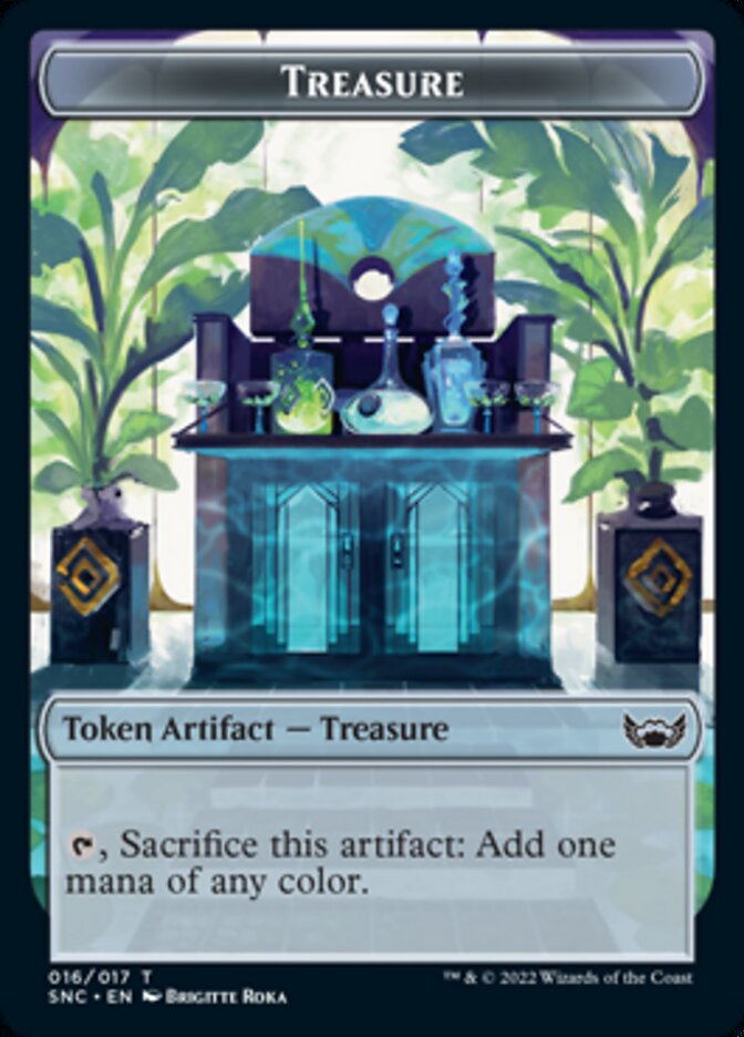 Treasure (016) // Angel Double-Sided Token [Streets of New Capenna Tokens] - The Mythic Store | 24h Order Processing
