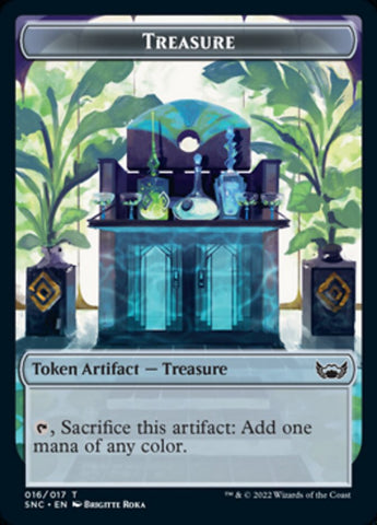 Treasure (016) // Copy Double-Sided Token [Streets of New Capenna Tokens] - The Mythic Store | 24h Order Processing