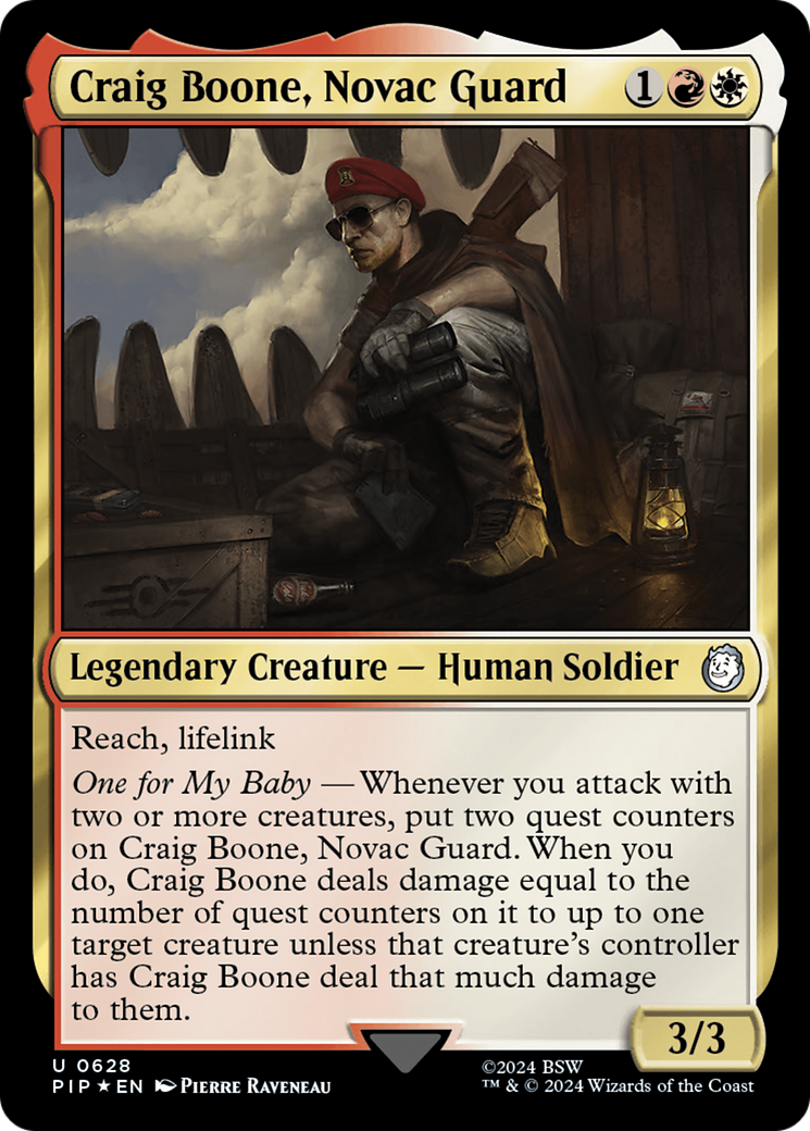 Craig Boone, Novac Guard (Surge Foil) [Fallout] - The Mythic Store | 24h Order Processing